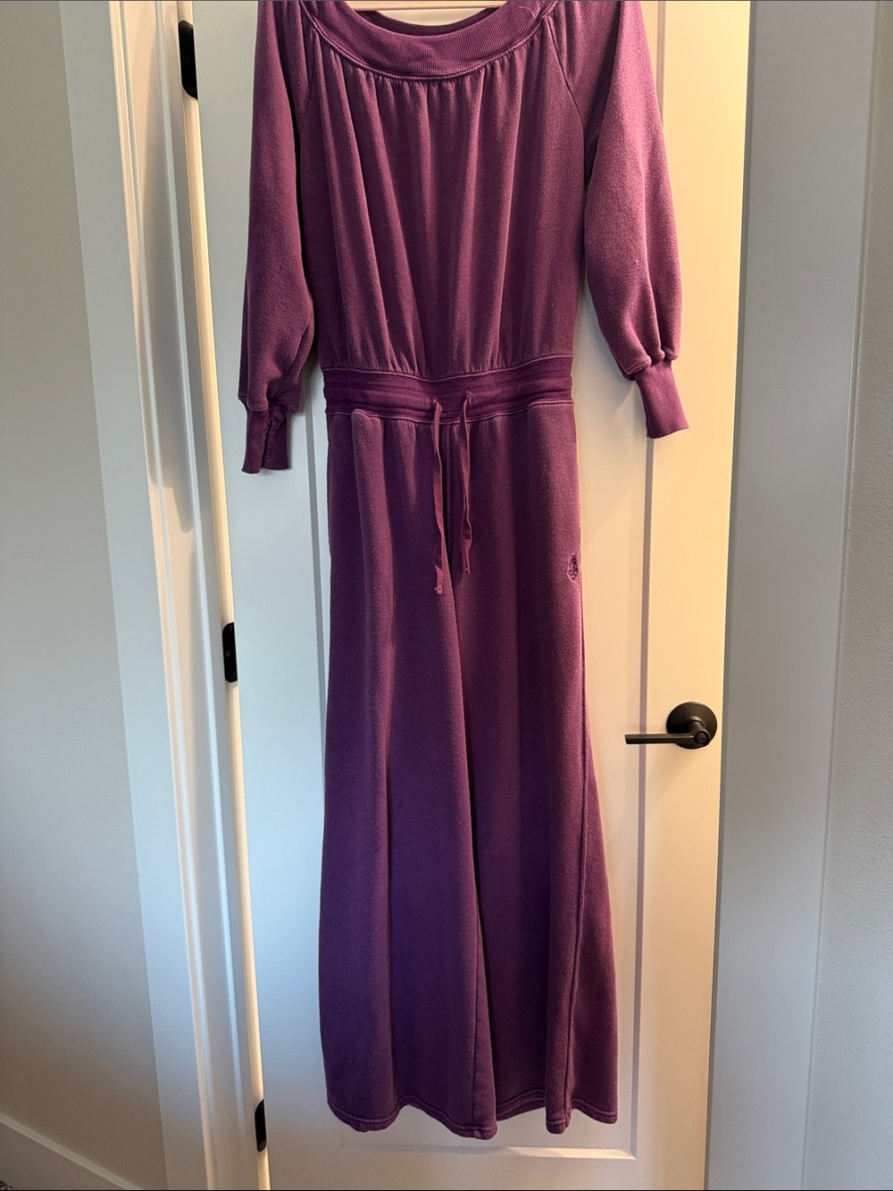 FP Movement by Free People Plum Long-Sleeve Jumpsuit